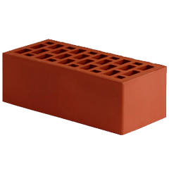 Кирпич кер. лицевой РКЗ КПУ М-175 красный (352шт/под)