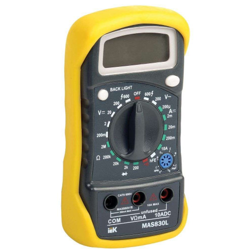 Мультиметр цифровой  Master MAS830L IEK TMD-3L-830 (469735)