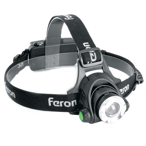 Фонарь налобный Feron 5W 300Lm аккум. 3,7/2400mAh/Li-ion IP44, 3 реж. 100x80x100 TH2305 41709