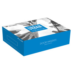 Ручки раздельные ARMADILLO R.URB52.SQUID (SQUID URB9) BL-26 черный (42857)