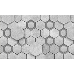 Фартук для кухни АБС 0,60*3,0м Соты 3D