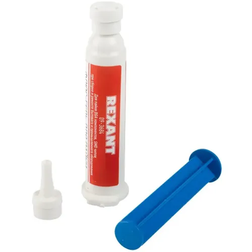 Флюс для пайки REXANT гель, шприц 12 мл (09-3684)