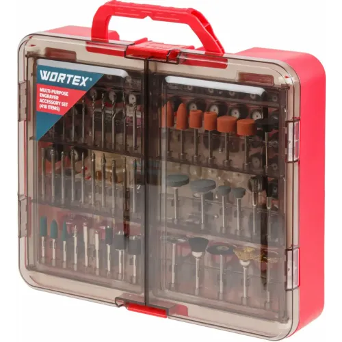 Набор насадок для гравера WORTEX (1335682) 418 предметов в боксе