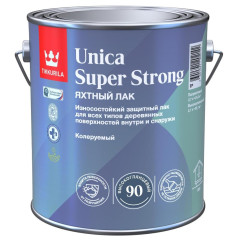 Лак Тиккурила UNICA SUPER STRONG 90 EP яхтный глянцевый 2,7 л