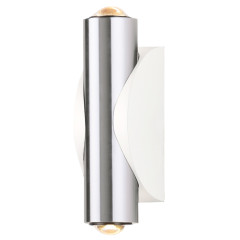Светильник настенный ES 40109/LED Steel белый/сталь