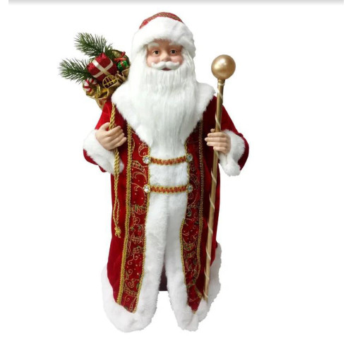 Фигура новогодняя Дед Мороз 60см красный М0160 (1381877)