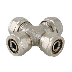 Крестовина МП ф20х20х20х20 цанга FR20*20*20*20