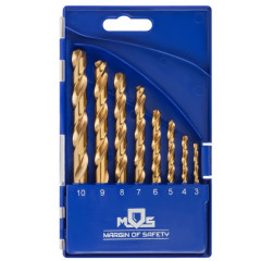 Набор сверл по металлу MOS 8 шт (35732М)