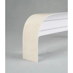 Карниз Ле-Гранд Монолит 7см 2,4м (2ряд) Бежевый мрамор с поворотами (5)