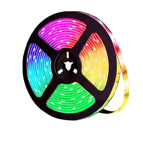 Светодиодная лента 24V Camelion б/п 10м + пульт 180LED 18Led/m датч.звука IP20 RGB