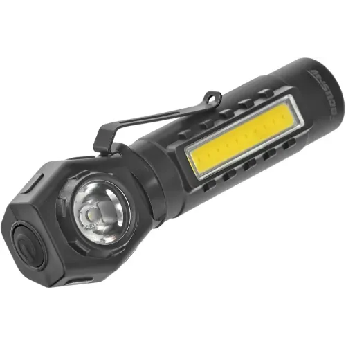 Фонарь налобный FOCUSray 1317 аккумуляторный 14500 1200 мАН диод XPE  + диод СОВ