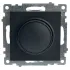Светорегулятор поворотный 500W Катрин черный GLS10-7106-05