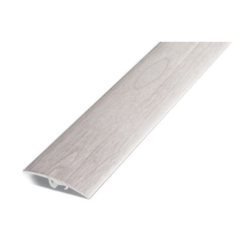 Порог-кант 41мм 0,9 разноуровневый ясень белый (Лука ПР 06.900.106)