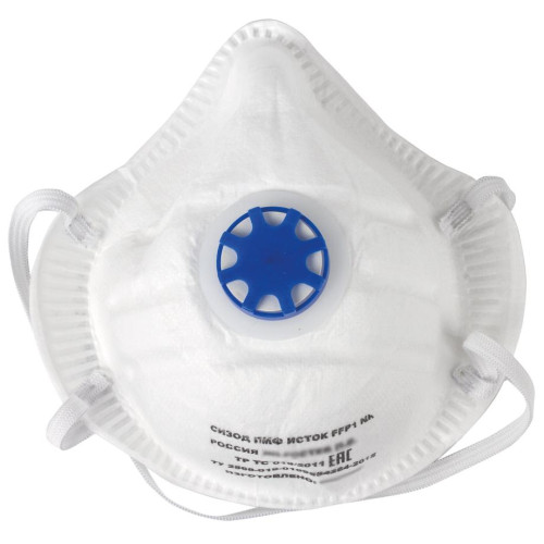 Респиратор Россия ИСТОК фильтрующая, с клапаном выдоха FFP1 NR (892507)