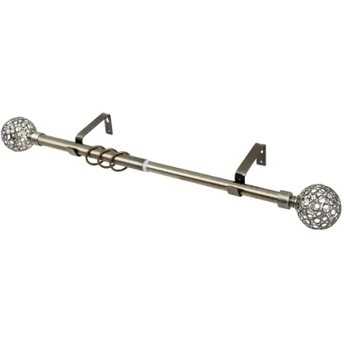 Карниз Ле-Гранд кованный 1,6-3,0м (1ряд) D16/19 антик золото,ажур (5)