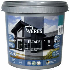 Краска Veres Facade для деревянных фасадов акриловая Песочный 2,7 л