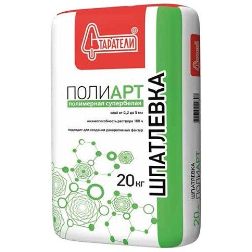 Шпатлёвка СТАРАТЕЛИ ПОЛИАРТ полимерная 20 кг