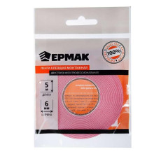 Скотч двухсторонний ЕРМАК профессиональный 6 мм-5 м (472-028)
