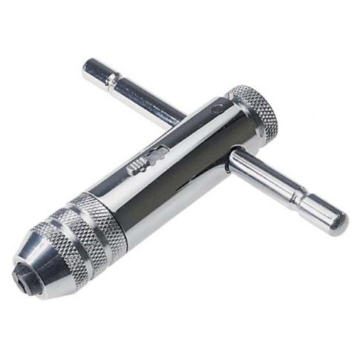 Метчикодержатель с трещеткой MATRIX М5-М12 хромированный (76907)