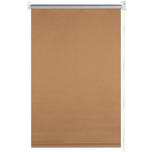 Рулонные жалюзи Блэкаут сильвер 52*175 цвет бежевый