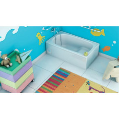 Ванна стальная BLB Europa 120х70см с ножками, сидячая