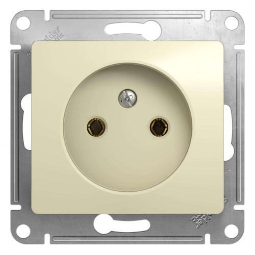 Розетка 2P GLOSSA бежевый GSL000241 (458671)