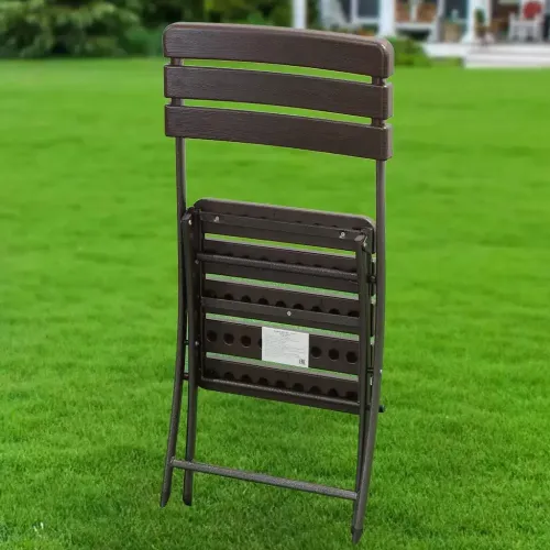 Мебель садовая Green Days Уют 180х75х74см, стол+4 стула, цвет коричневый (325689)