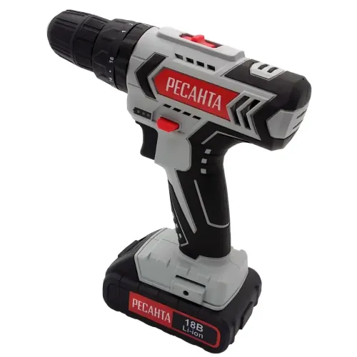 Шуруповерт РЕСАНТА ДА-18-2ЛК-У (75/14/6) (*15)