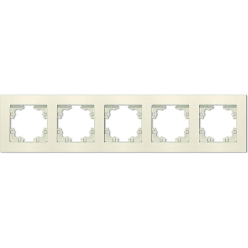 Рамка 5-пост UNIVersal Афина сл.кость A1042-I