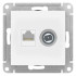 Розетка PC+TV AtlasDesign бел. SchE ATN000189