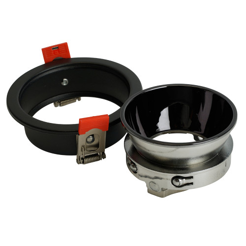 Свет. точ. Feron DL3102 MR16 круг черный/черный/хром(51402)