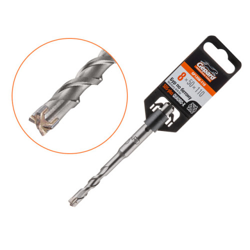 Бур SDS+ GEPARD QUADRO-X 8х50х110 (GP1208-110)