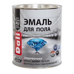 Эмаль для пола DALI красно-коричневая 2 л
