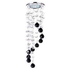 Свет. точ. ECOLA CR1010 MR16 хруст. нить прозрачный/черный/хром(631351)(*1)