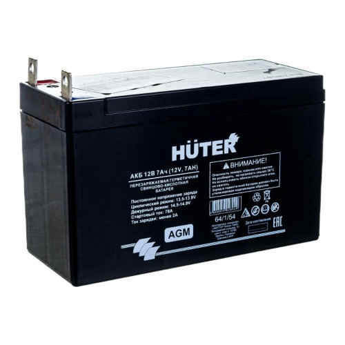 Аккумулятор 12V 7Ач HUTER (64/1/54)
