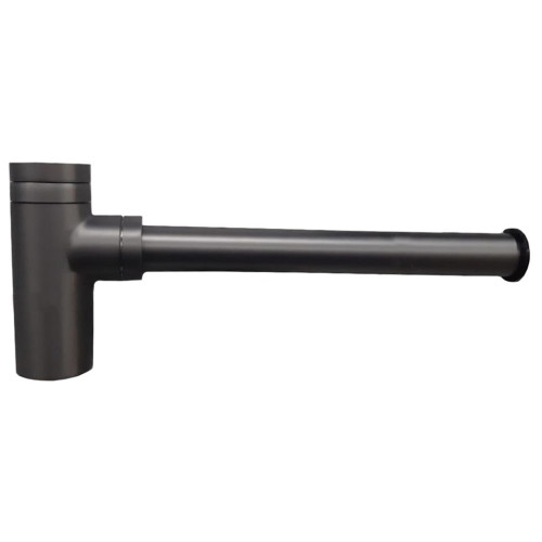 Сифон FRAP для раковины F82-9 оружейная сталь