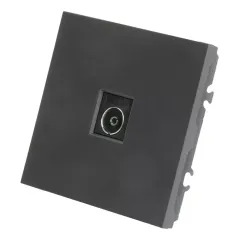 Розетка TV ЭМИЛИ черный RST00-5108-05