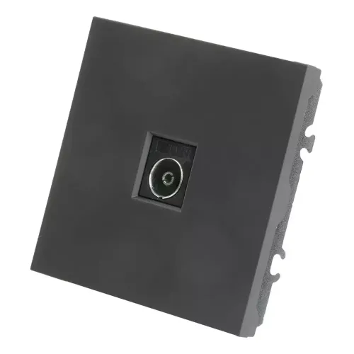 Розетка TV ЭМИЛИ черный RST00-5108-05