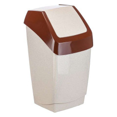 Ведро для мусора М2471 15л мрамор (105887)