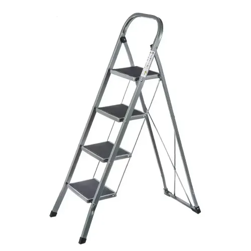 Стремянка стальная 4 ступени с покрытием WK6018-4А (451753)