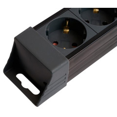 Фильтр сетевой Stekker 6 роз. 16A 1,8м черный HM22-61-02 Techno 50159