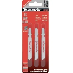 Пилки для лобзика MATRIX по металлу 3шт (78147)