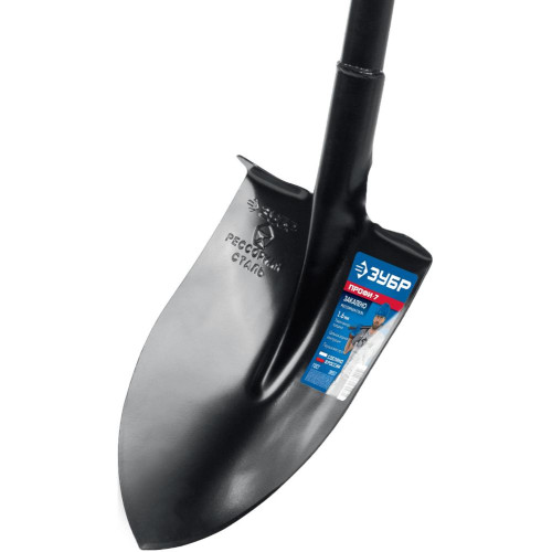 Лопата штыковая ЗУБР ПРОФИ-7 рессорная сталь 1.6мм (39557)