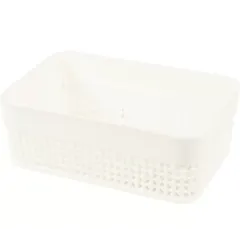 Корзина Plast team Oslo прямоугольная, молочный туман 1л (510697)