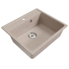 |Мойка комп. MIXLINE ML-GM15 500х560x180мм, песочная, сифон