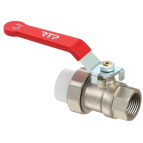 Кран шаровый латунь с переходом на п/п ф32х1