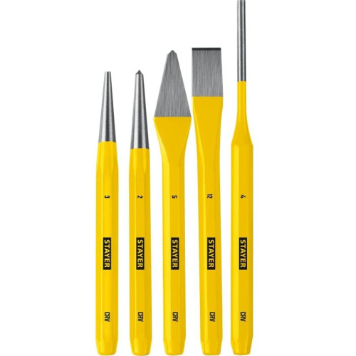 Набор зубил и кернеров STAYER 5 предметов (21077-H5)