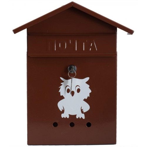 Ящик почтовый с замком Домик №2 