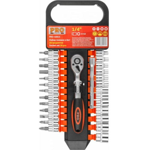 Набор головок STARTUL PRO 28 пр. 1/4