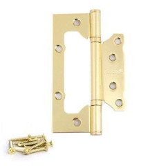 /Петля накладная AVERS 125*75-2.5-В2-G золото(12931)